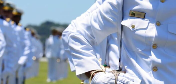 Membros da Marinha. Foto: Isac Nóbrega/PR