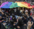 Nesta quarta-feira, 27 de Março,  legalização do casamento entre pessoas do mesmo sexo. AP - Gemunu Amarasinghe