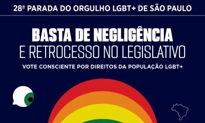 28ª Parada do Orgulho LGBT+ de São Paulo,  acontece dia 2 de junho