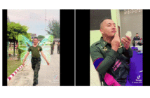 Recrutas LGBTQIA+ no Exército Real Tailandês / Foto reprodução X