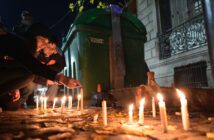 Vigília pelas vítimas do ataque em Buenos Aires